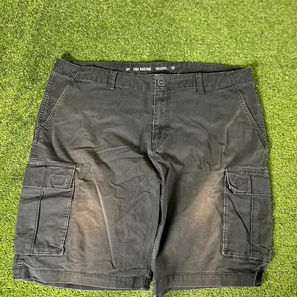 Fox-racing Men's Black and Green Shorts